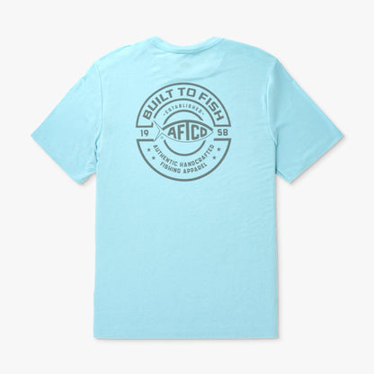Mens AFTCO Ocean Bound Short Sleeve Fishing Shirts |AFTCO
