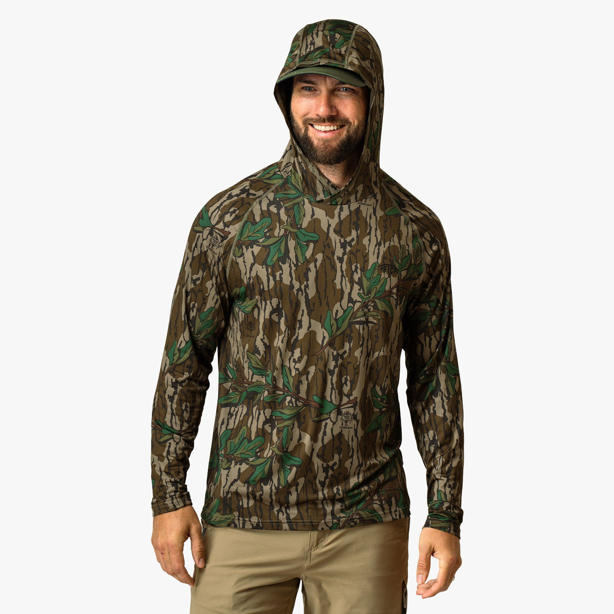 Mens AFTCO Mossy Oak® Camo Performance Hood