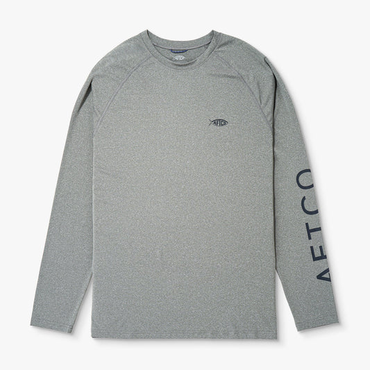 Mens AFTCO Big Guy Samurai LS Performance Shirt