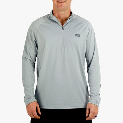 Mens AFTCO Air O Mesh 1/4 Zip Performance Shirt