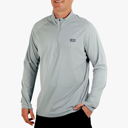 Mens AFTCO Air O Mesh 1/4 Zip Performance Shirt