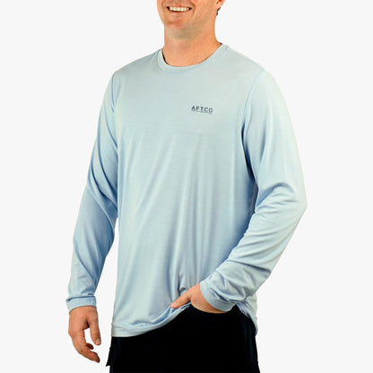 Mens AFTCO Ocean Bound LS UV Protection Fishing Shirts