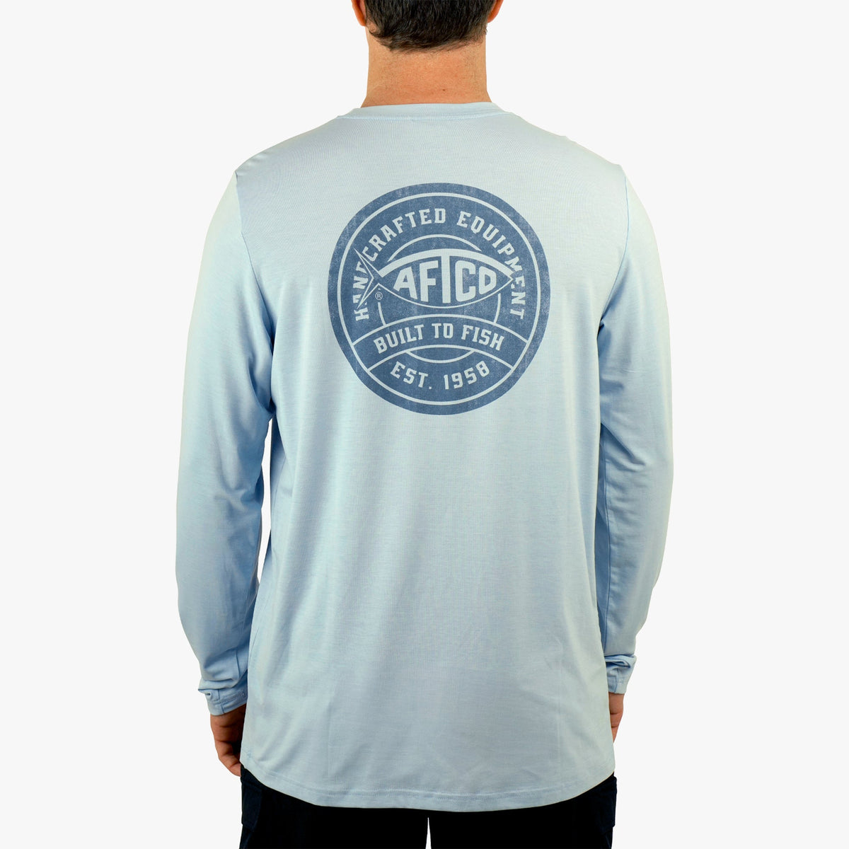 Mens AFTCO Ocean Bound LS UV Protection Fishing Shirts
