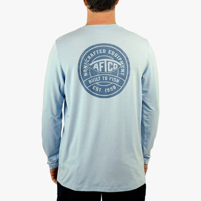 Mens AFTCO Ocean Bound LS UV Protection Fishing Shirts