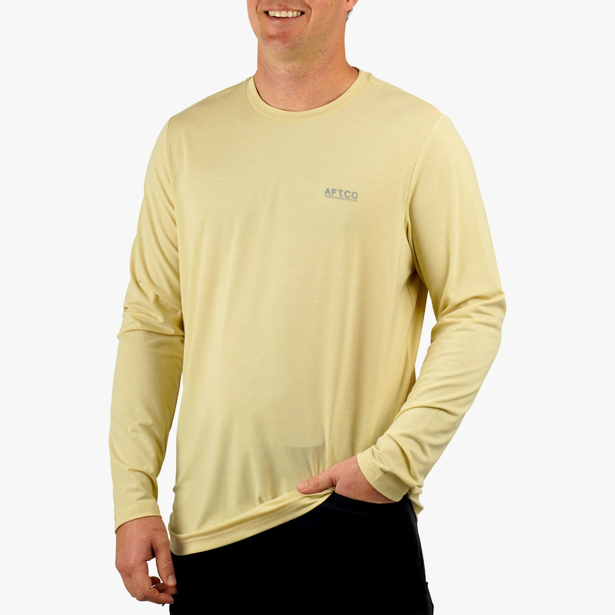 Mens AFTCO Ocean Bound LS UV Protection Fishing Shirts