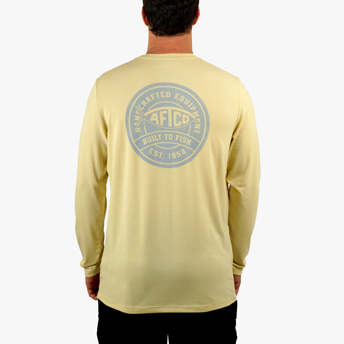 Mens AFTCO Ocean Bound LS UV Protection Fishing Shirts