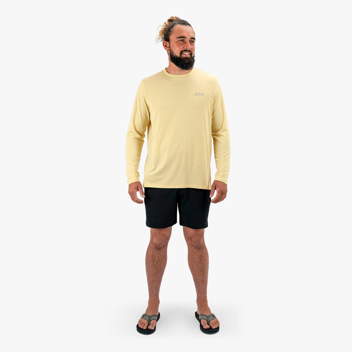 Mens AFTCO Ocean Bound LS UV Protection Fishing Shirts