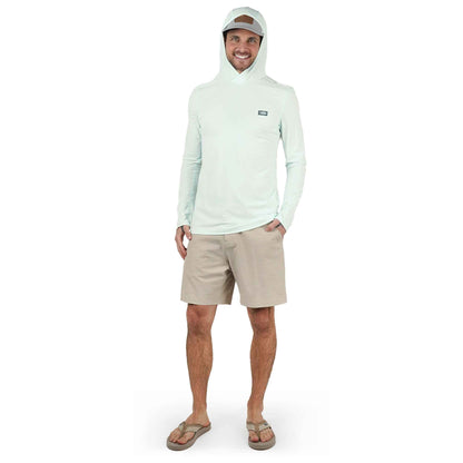 Mens AFTCO Air O Mesh Hooded Fishing Shirt