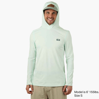 Mens AFTCO Air O Mesh Hooded Fishing Shirt