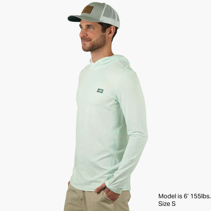 Mens AFTCO Air O Mesh Hooded Fishing Shirt