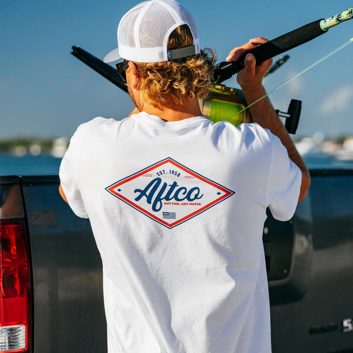 Mens AFTCO Sherman SS Fishing T-Shirt