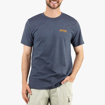Mens AFTCO Sunset Views SS Fishing T-Shirts