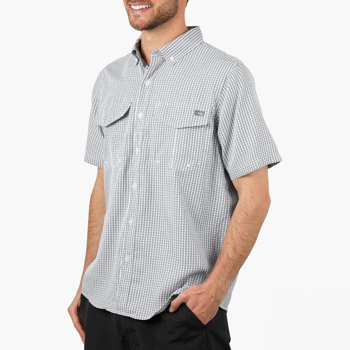 Mens AFTCO Sirius Tech SS Vented Fishing Shirt