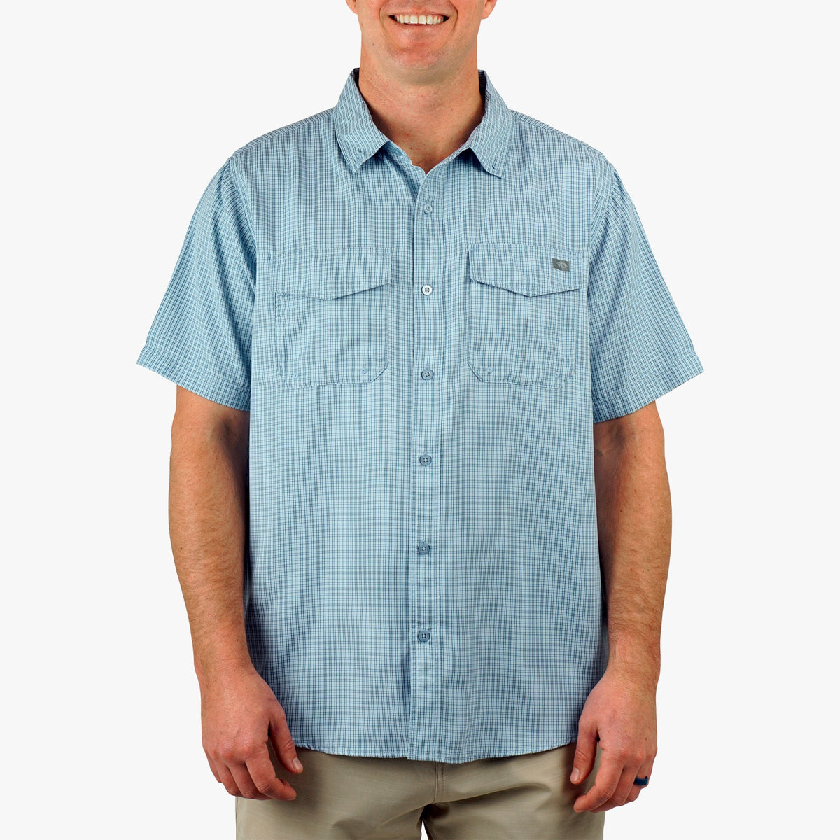Mens AFTCO Sirius Tech SS Vented Fishing Shirt