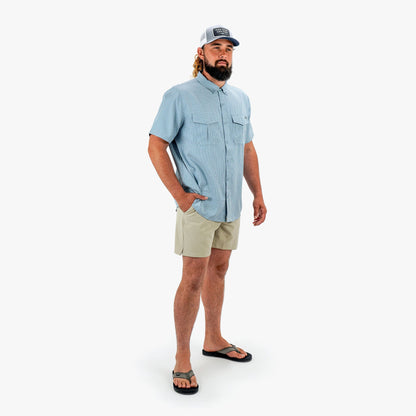 Mens AFTCO Sirius Tech SS Vented Fishing Shirt