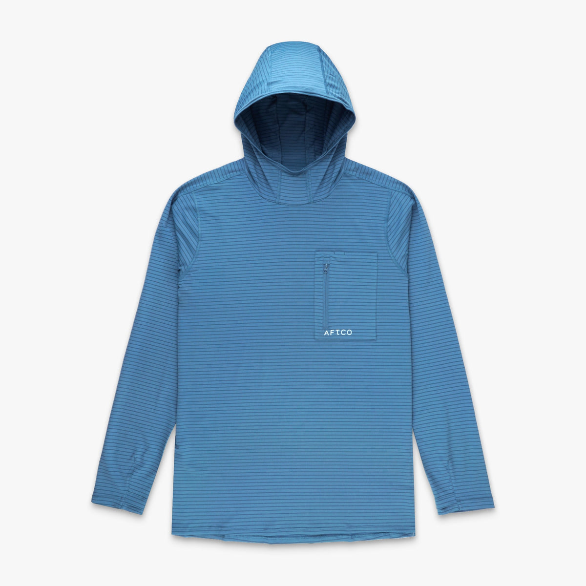 Mens AFTCO Channel Hooded Performance Shirt