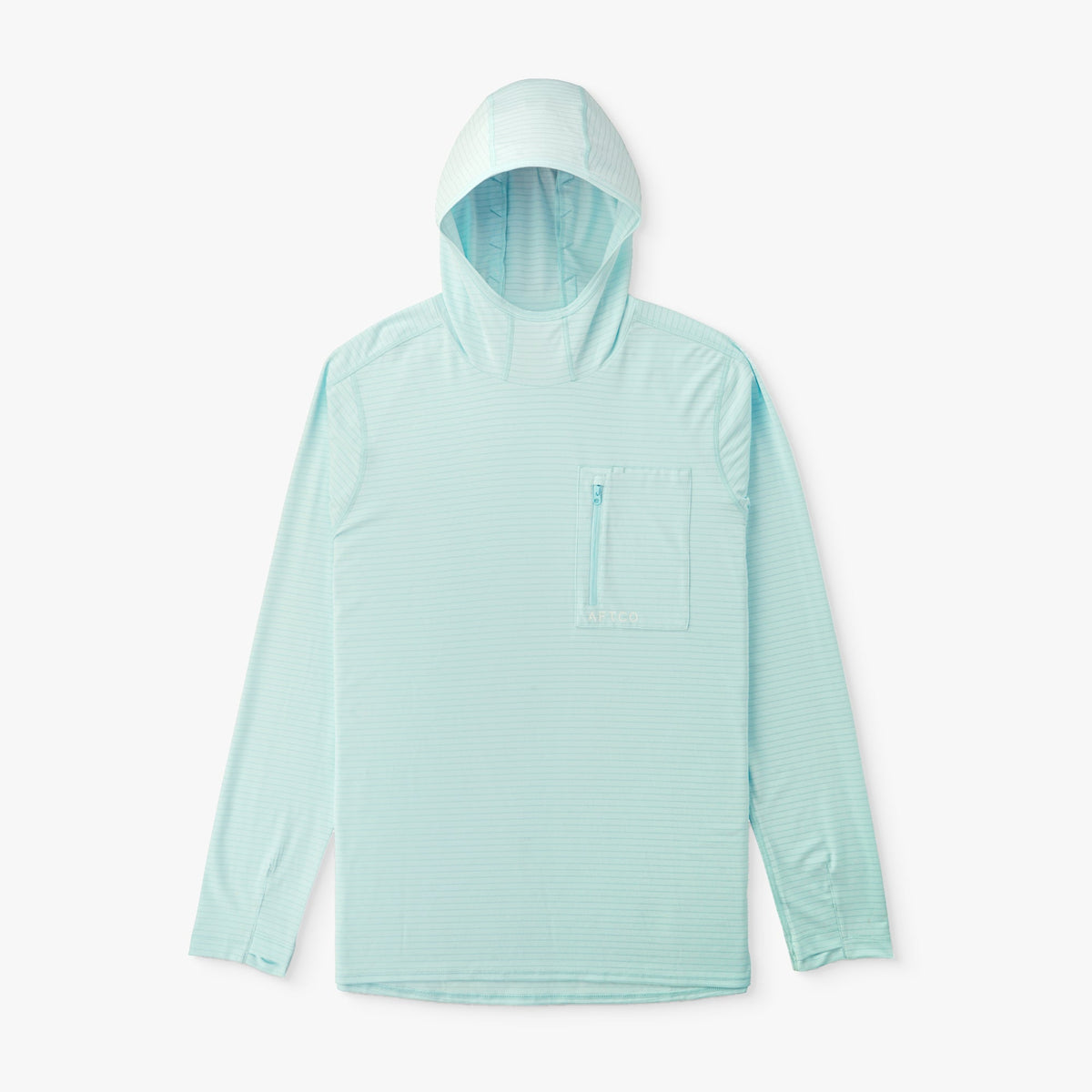 Mens AFTCO Channel Hooded Performance Shirt