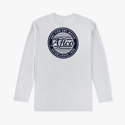Mens AFTCO Ocean Bound LS UV Protection Fishing Shirts
