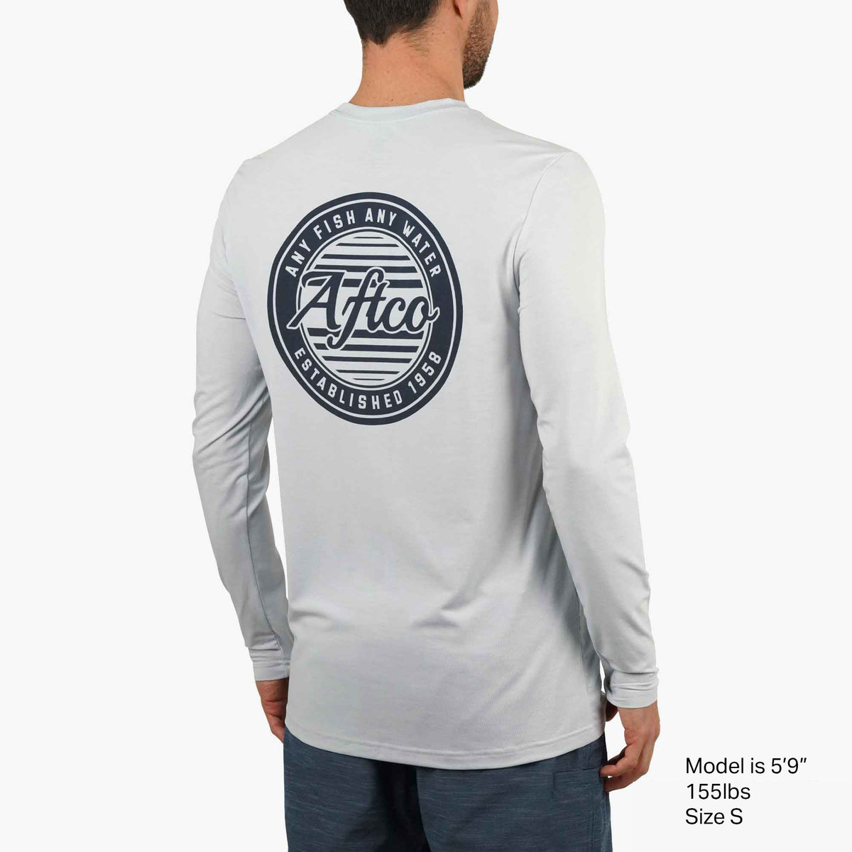Mens AFTCO Ocean Bound LS UV Protection Fishing Shirts