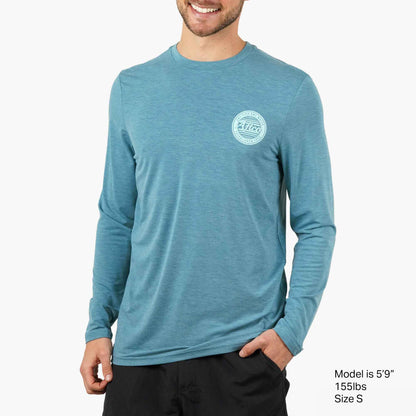 Mens AFTCO Ocean Bound LS UV Protection Fishing Shirts