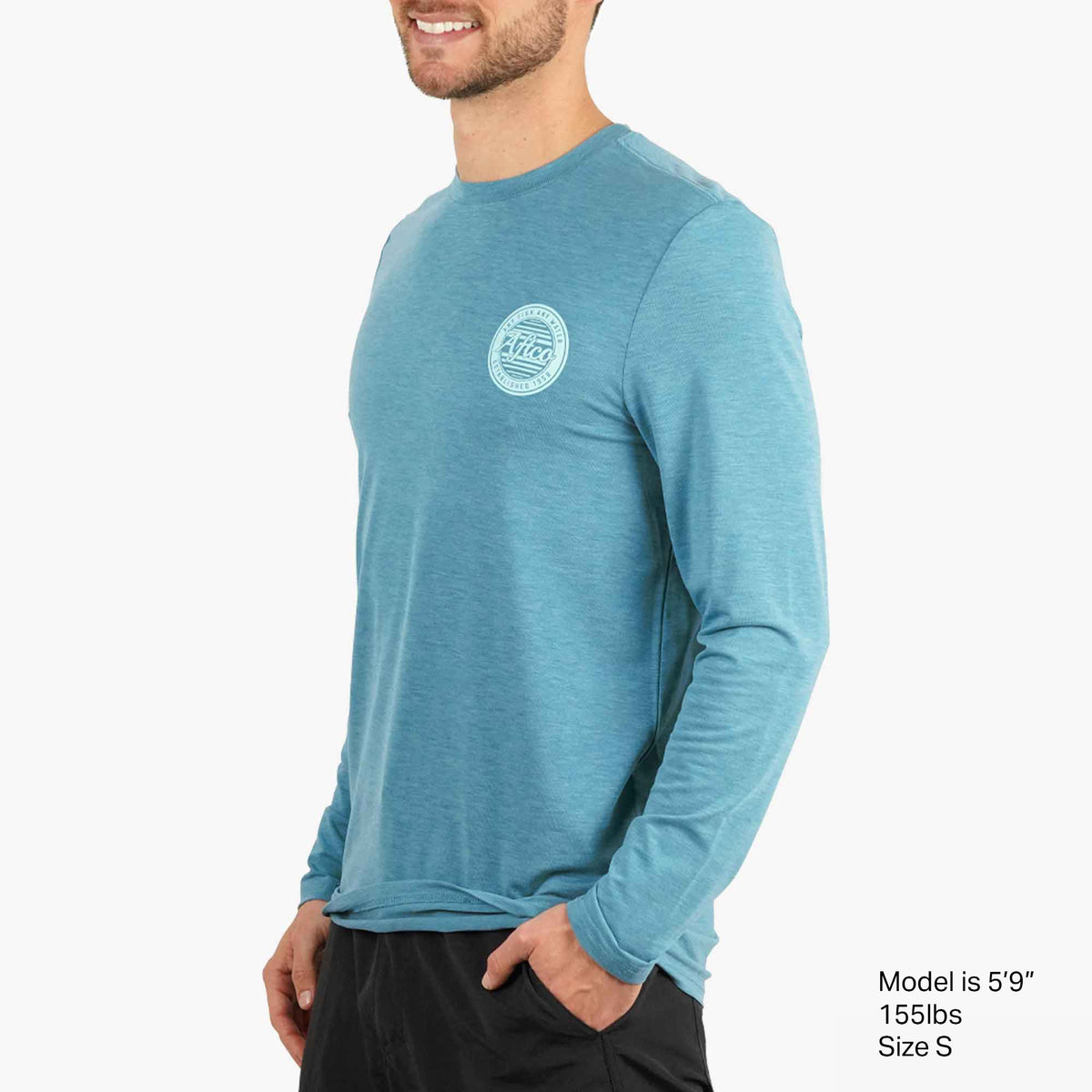 Mens AFTCO Ocean Bound LS UV Protection Fishing Shirts