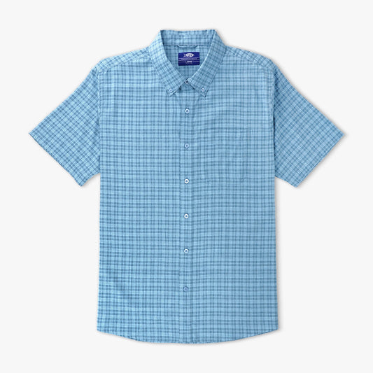 Mens AFTCO Dorsal Short Sleeve Button Down Shirt