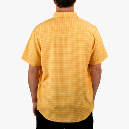 Mens AFTCO Dorsal Short Sleeve Button Down Shirt