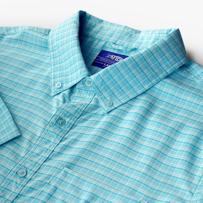 Mens AFTCO Dorsal Short Sleeve Button Down Shirt