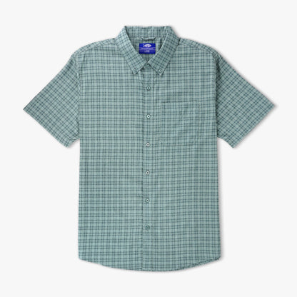Mens AFTCO Dorsal Short Sleeve Button Down Shirt