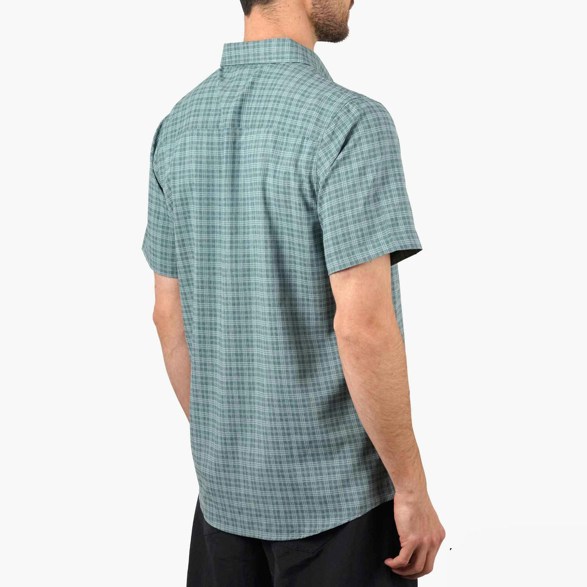 Mens AFTCO Dorsal Short Sleeve Button Down Shirt