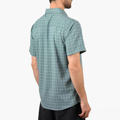 Mens AFTCO Dorsal Short Sleeve Button Down Shirt