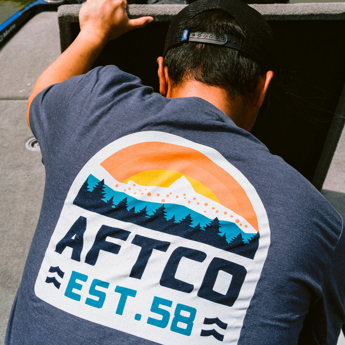 Mens AFTCO Rustic Fishing T-Shirts