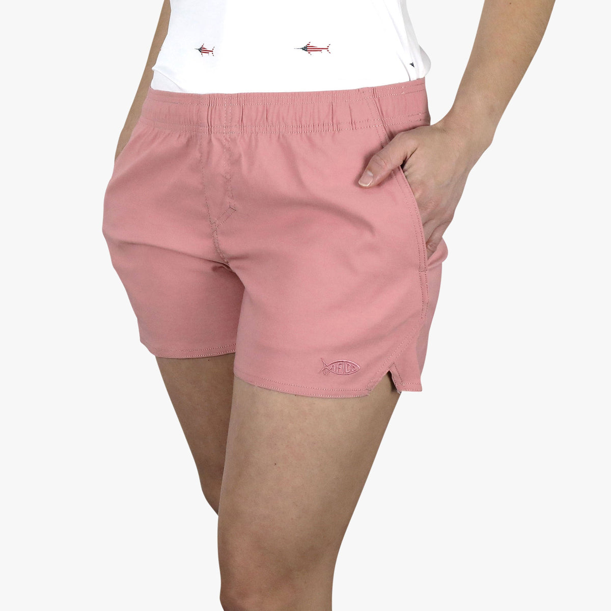Mens|Womens AFTCO Women's Sirena Hybrid Tech Shorts