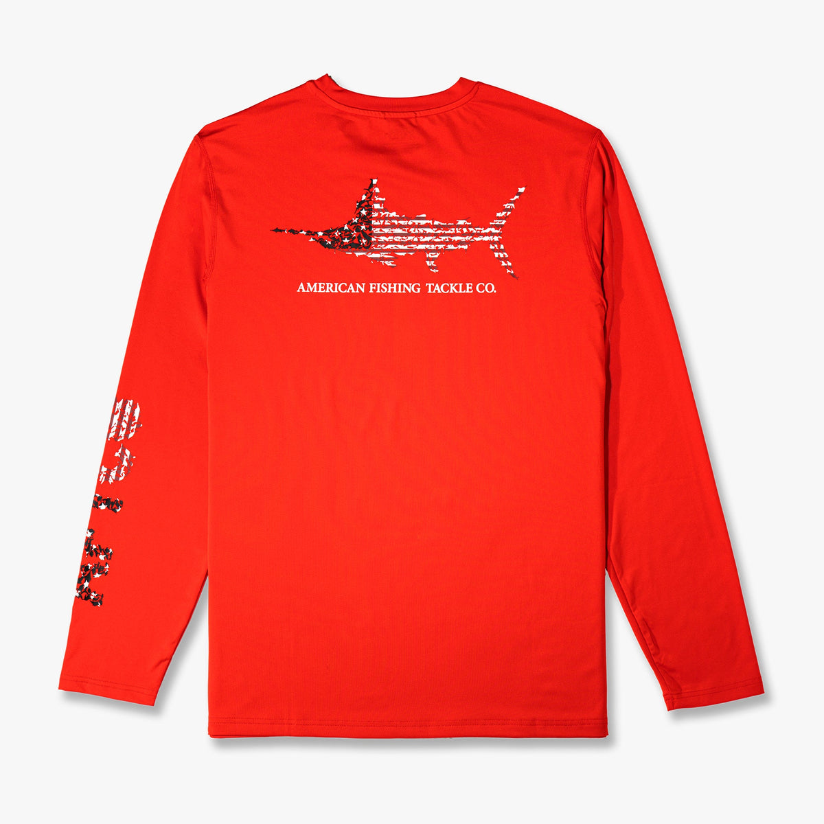 Mens AFTCO Jigfish Americana LS Performance Fishing Shirt