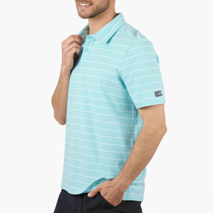 Mens AFTCO Butterfish Fishing Polo Shirt