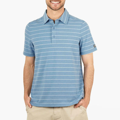 Mens AFTCO Butterfish Fishing Polo Shirt