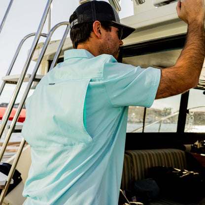 Mens AFTCO Palomar SS Vented Fishing Shirt