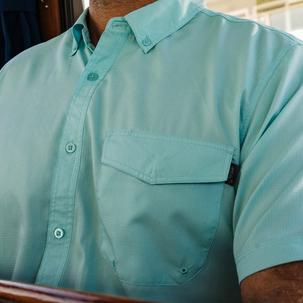 Mens AFTCO Palomar SS Vented Fishing Shirt