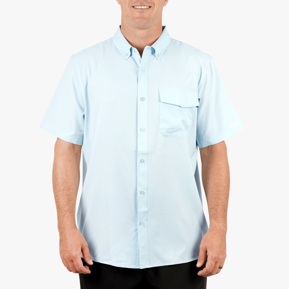 Mens AFTCO Palomar SS Vented Fishing Shirt
