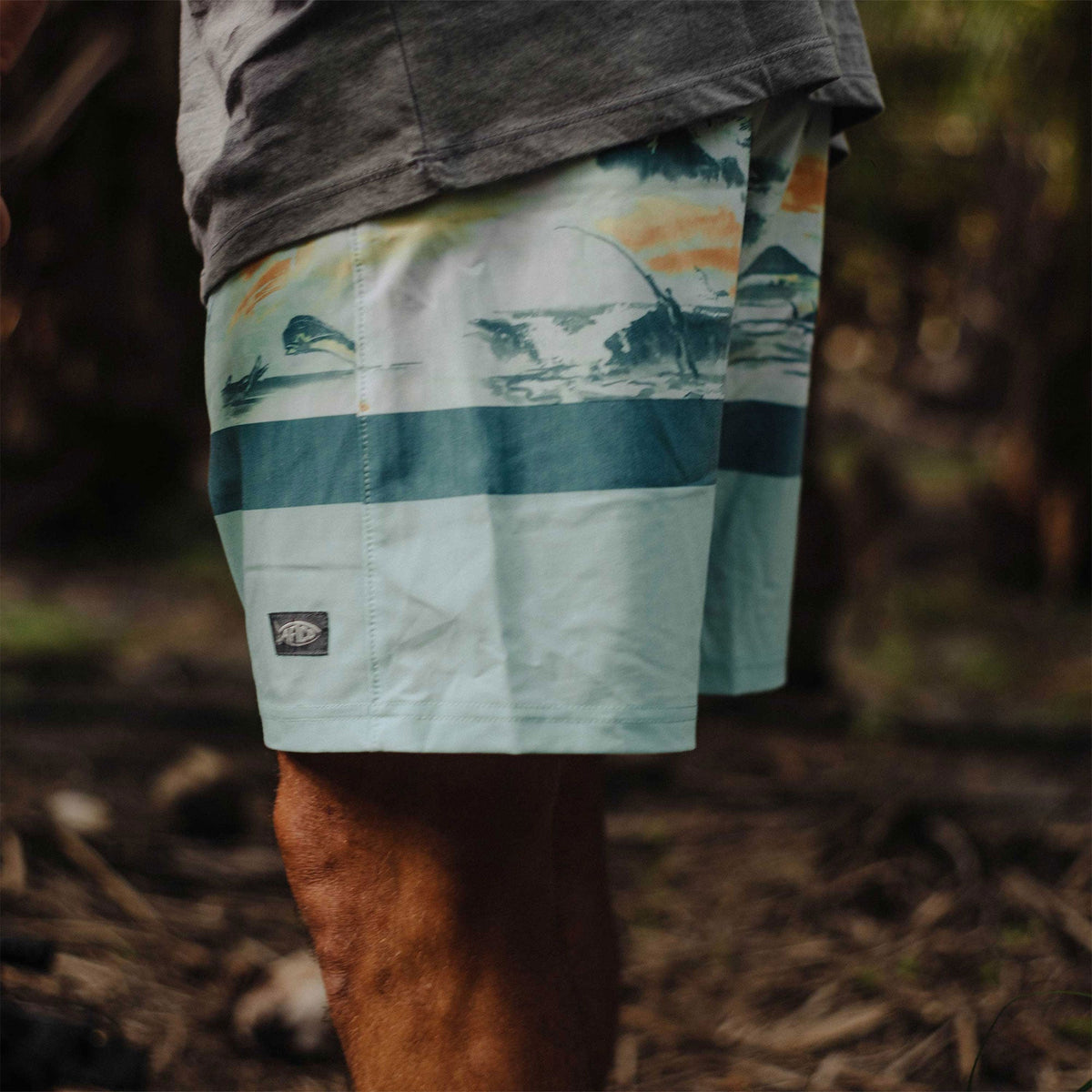 Mens AFTCO Cocoboardie Recycled Fishing Boardshorts