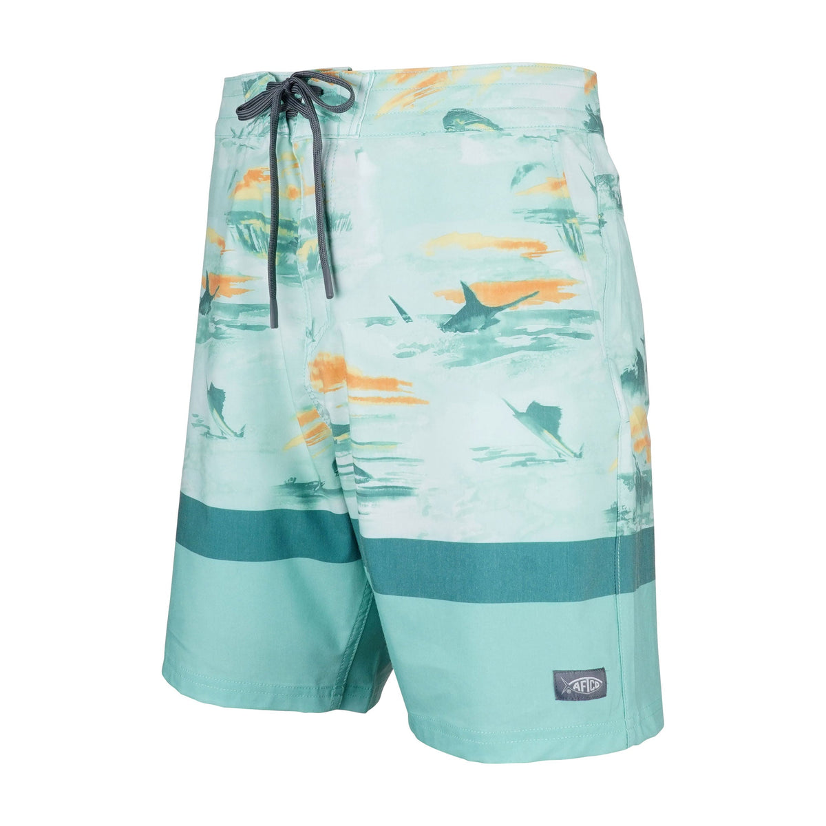 Mens AFTCO Cocoboardie Recycled Fishing Boardshorts