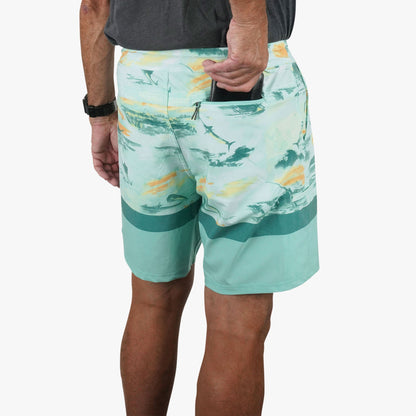 Mens AFTCO Cocoboardie Recycled Fishing Boardshorts