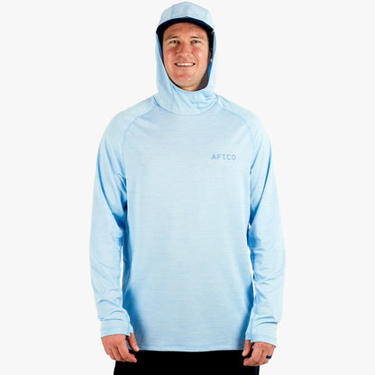 Mens AFTCO Adapt Phase Change Hooded Fishing Shirt