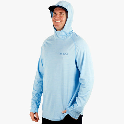 Mens AFTCO Adapt Phase Change Hooded Fishing Shirt