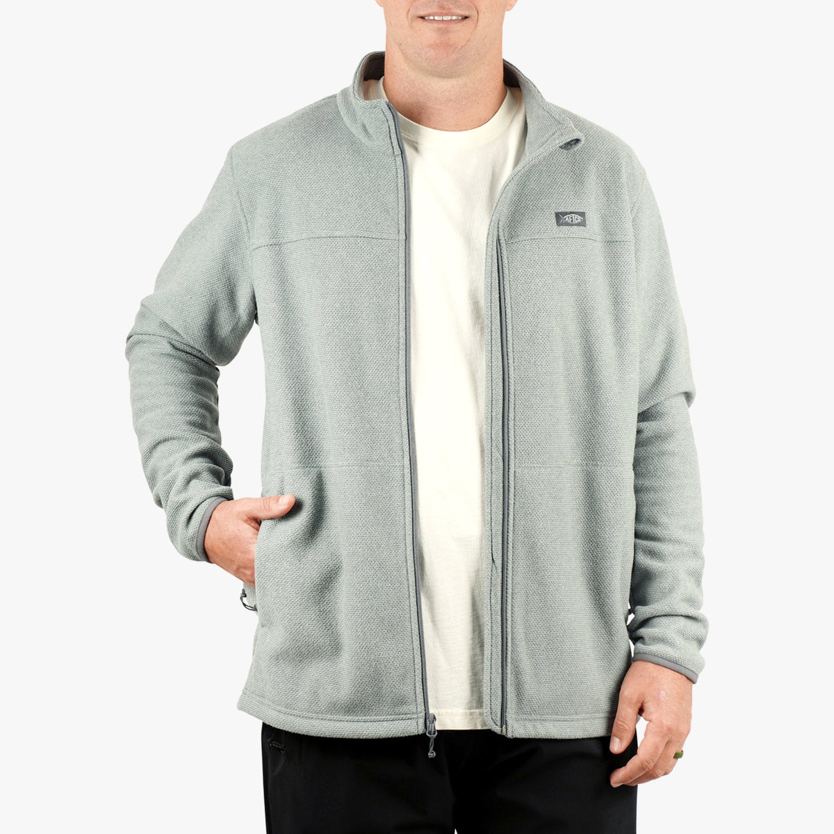 Mens AFTCO Sentinel Full Zip Fishing Fleece