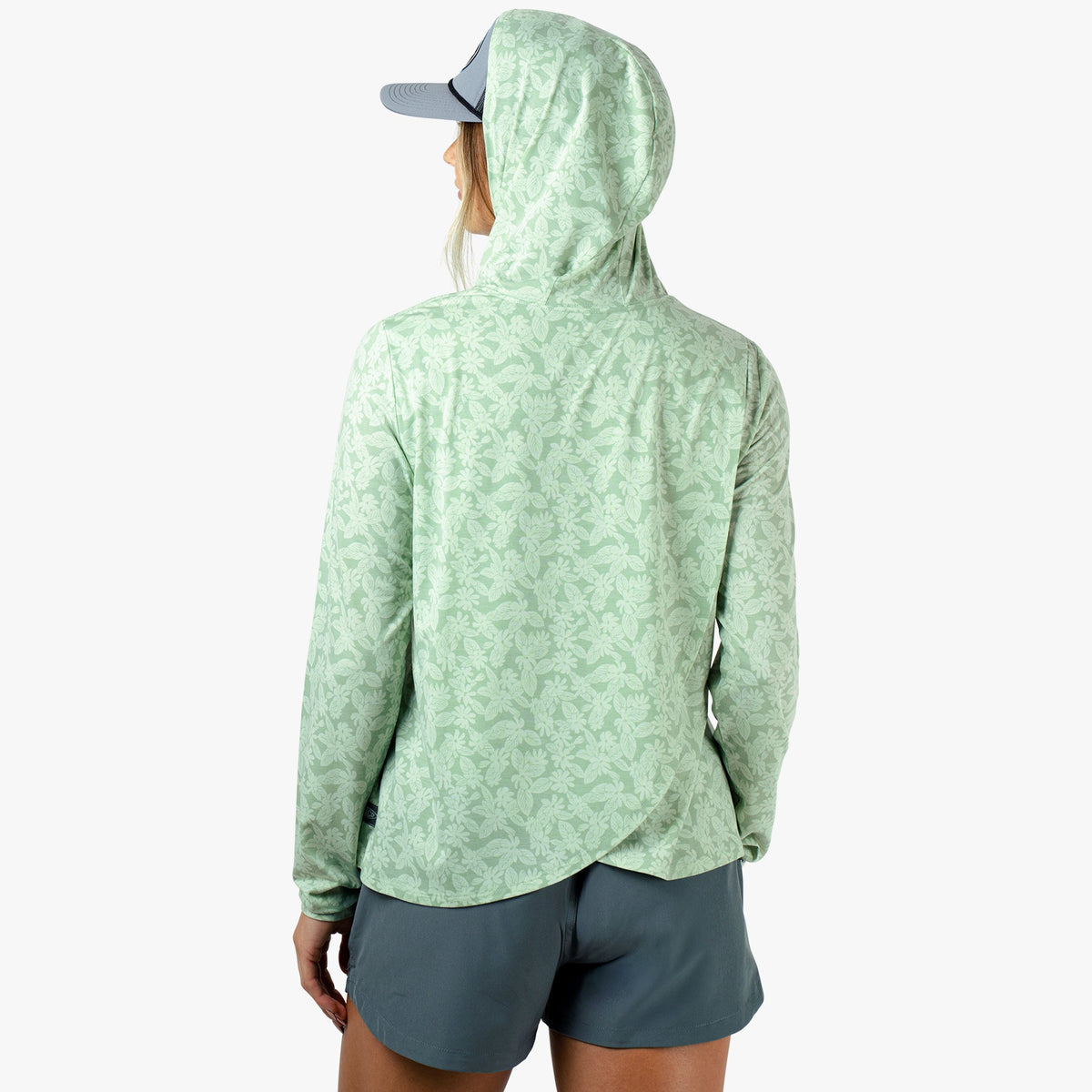 Womens AFTCO Women's Ocean Bound Hooded Performance Shirt