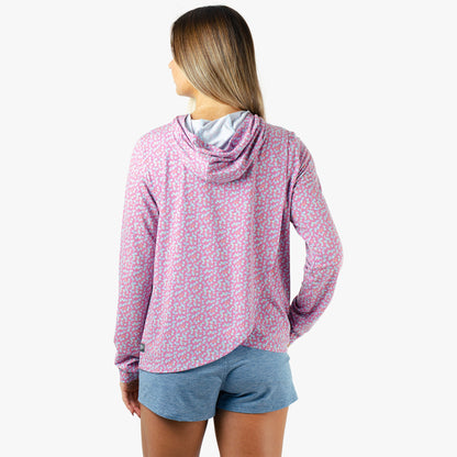 Womens AFTCO Women's Ocean Bound Hooded Performance Shirt