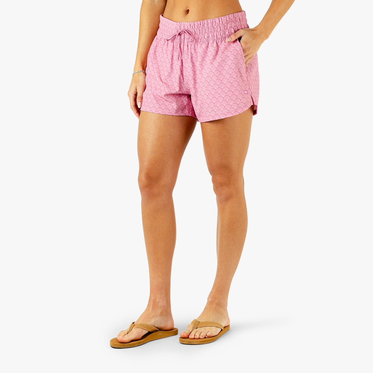 Womens AFTCO Women's Strike Printed Swim Shorts