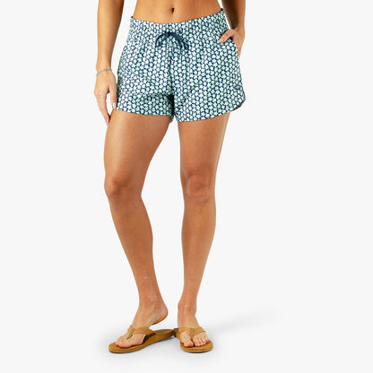 Womens AFTCO Women's Strike Printed Swim Shorts