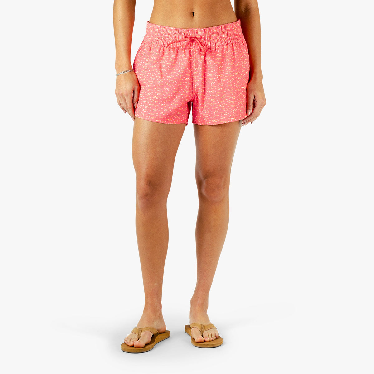 Womens AFTCO Women's Strike Printed Swim Shorts